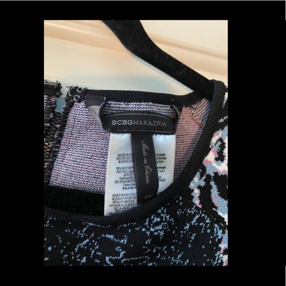 BCBG Audrie butterfly jacquard bodycon dress - Picture 4 of 6